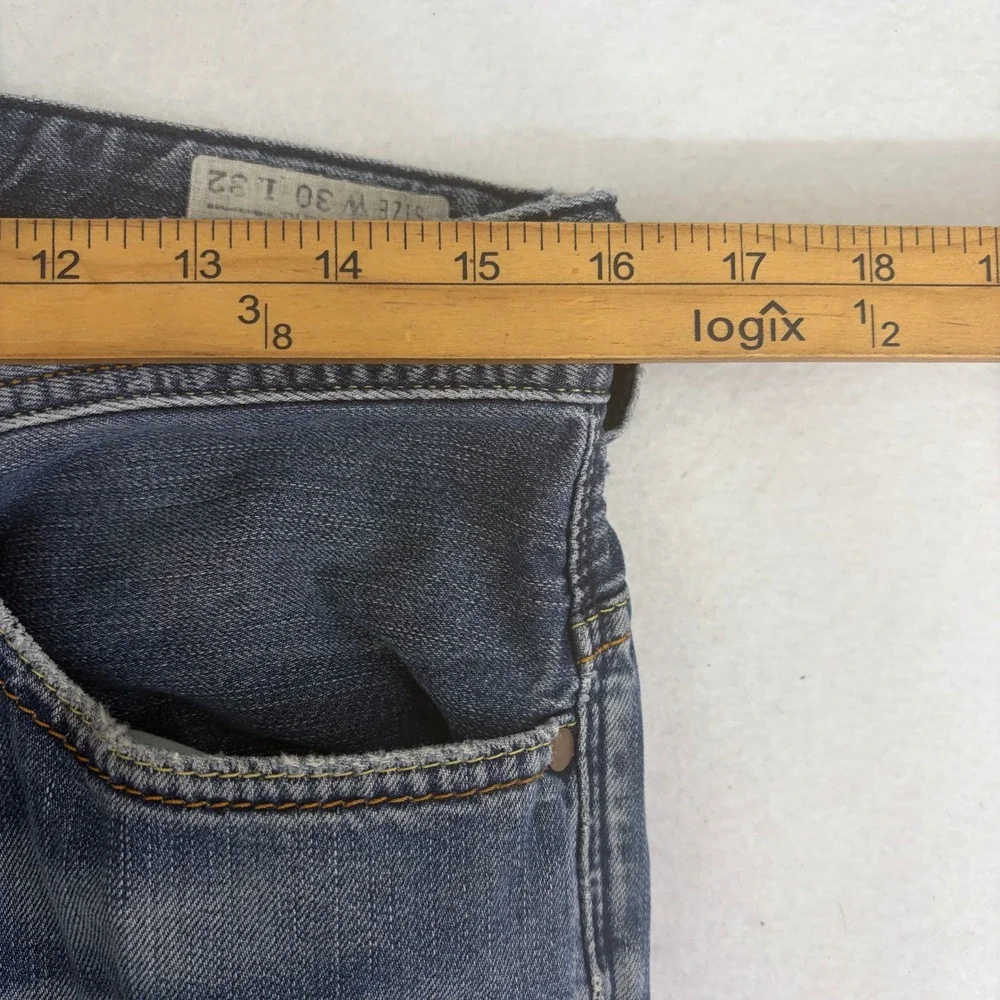 Diesel Safado Jeans Mens 30x32 Blue Regular Slim Straight 0807U Button Fly